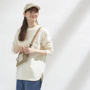 fr980126 [980126015 一度着たら手放せない！華奢見せ裏起毛トレーナー LLサイズ アイボリー]