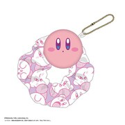 KB-39 星のカービィ 缶バッジ付きシュシュ A:コミックカービィ