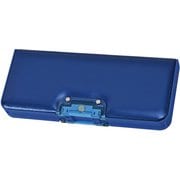 オートロック マグネット式2ドア筆入 マリンブルー CF500MB