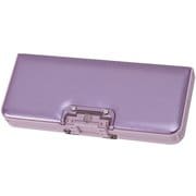 オートロック マグネット式2ドア筆入 パープル CF500PU