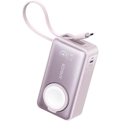 Anker MagGo Power Bank 10000mAh 35W for Apple Watch モバイルバッテリー ピンク A1657051