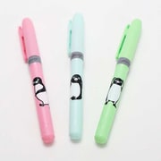EJRT 10710110 Suicaのペンギン BIC蛍光ペン 3本セット ブライトライナーグリップパステル