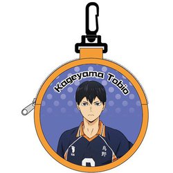 HQ-MKP-KA ハイキュー！！ 丸型カラビナ付きポーチ（ネオプレーン） 影山飛雄