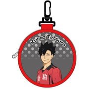 HQ-MKP-KU ハイキュー!! 丸型カラビナ付きポーチ(ネオプレーン) 黒尾鉄朗
