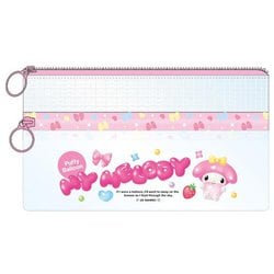 SAC-CWF-MM サンリオキャラクターズ クリアダブルファスナーポーチ マイメロディ