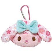SAW-KP-MM サンリオキャラクターズ 和雑貨シリーズ フェイスカラビナポーチ マイメロディ