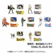 ジョジョの奇妙な冒険 彩色影絵 デバイスステッカー スターダストクルセイダース 1個 [コレクショントイ]