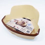 ウサギの固定式コーナートイレ L