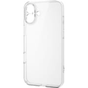 PM-A24BHVCKKCR [iPhone 16 Plus ケース ハイブリッド カバー 衝撃吸収 カメラレンズ保護設計 ストラップホール付 硬度5H 極限保護 クリア]