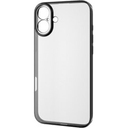 PM-A24BUCTMKBK [iPhone 16 Plus ケース ソフト カバー カメラレンズ保護設計 極限保護 メタリックブラック]