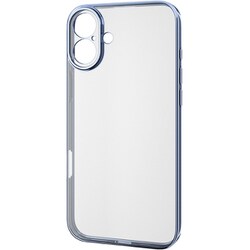 PM-A24BUCTMKBU [iPhone 16 Plus ケース ソフト カバー カメラレンズ保護設計 極限保護 メタリックペールブルー]