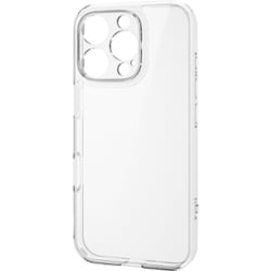 PM-A24CHVCKKCR [iPhone 16 Pro ケース ハイブリッド カバー 衝撃吸収 カメラレンズ保護設計 ストラップホール付 硬度5H 極限保護 クリア]