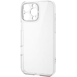 PM-A24DHVCKKCR [iPhone 16 Pro Max ケース ハイブリッド カバー 衝撃吸収 カメラレンズ保護設計 ストラップホール付 硬度5H 極限保護 クリア]