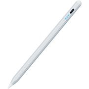P-TPACSTAP07SV [タッチペン iPad用 ペンシル 充電式 スタイラスペン USB Type-C 急速充電 傾き検知 誤作動防止 磁気吸着 交換用ペン先2個付属 【2018年以降 iPad/Pro/Air 各種対応】 シルバー]