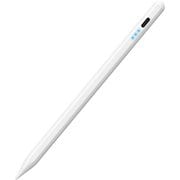 P-TPACSTAP07WH [タッチペン iPad用 ペンシル 充電式 スタイラスペン USB Type-C 急速充電 傾き検知 誤作動防止 磁気吸着 交換用ペン先2個付属 【2018年以降 iPad/Pro/Air 各種対応】 ホワイト]