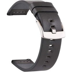 sp200006-S16-C01Q04 [スマートウォッチ 替えバンド 22mm レザー ブラック]