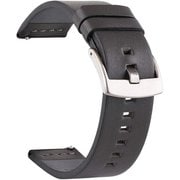sp200006-S16-C01Q04 [スマートウォッチ 替えバンド 22mm レザー ブラック]