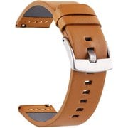 sp200006-S16-C14Q04 [スマートウォッチ 替えバンド 22mm レザー カーキブラウン]