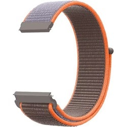 sp200015-S16-C97Q09 [Amazfit ナイロン 交換バンド 22mm/グレー＆オレンジ]
