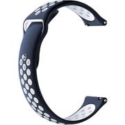 sp200025-S16-C126Q06 [Amazfit シリコン 替えバンド 22mm ネイビー＆ホワイト]