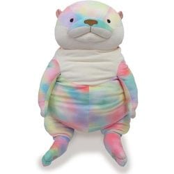 MOKW-0900R もちシリーズ ぬいぐるみ XL レインボー もちかわうそ