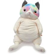 MONE-0900R もちシリーズ ぬいぐるみ XL レインボー もちねこ