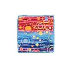 Feiler Bubbles Wash cloth 30×30 Aqua F330