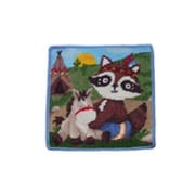 F741 [Feiler Indian Bear Wash cloth 25×25 Jeans]