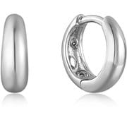 シルバー 925 オパール/キュービックジルコニアピアス 直径:12mm 幅:3.5mm 中石:オパール/キュービックジルコニア 051200451-SV