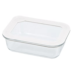 保存容器 ガラス 電子レンジ オーブン 食洗機対応 耐熱 長方形 550ml New Style LD-693