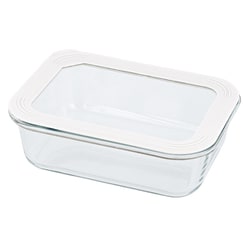 保存容器 ガラス 電子レンジ オーブン 食洗機対応 耐熱 長方形 900ml New Style LD-694