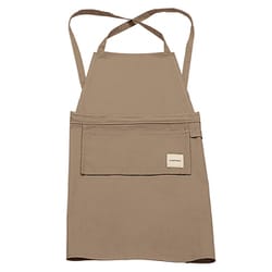 CAROTE（カローテ） バッククロスエプロン 腰巻き 2WAY コンパクト 収納 タオルループ付き ブラウン 淡色 男女兼用 NM-5062