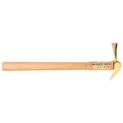 拳 純金鍍金仮枠ハンマー（赤樫柄）