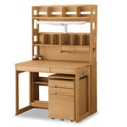 ステップアップデスクL WDスペシャル（天然木のWoody Desk） デスク幅100cmハイタイプ 学習机 勉強机 組立式 WDS-839NS