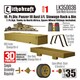 LK350036 1/35 WWII ドイツ III号戦車J/L型用 荷物ラック/雑具箱セット 第10装甲師団 バージョン1 [プラモデル用パーツ]