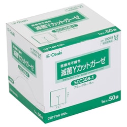 19078 [滅菌Yカットガーゼ SCC308-1 50袋 （8PLY）]