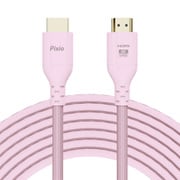 HDMIケーブル HDMI2.1 ウルトラハイスピード 2m 8K60Hz/4K120Hz HDR Ultra High Speed HDMI Cable 認証品 パステルピンク PXH212BPK-O
