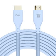 HDMIケーブル HDMI2.1 ウルトラハイスピード 2m 8K60Hz/4K120Hz HDR Ultra High Speed HDMI Cable 認証品 パステルブルー PXH212BBL-O