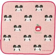 ミニハンドタオル ハンカチ ポチャッコ かぶりもの 名前タグ付き 綿100％ 20×20cm MNT2