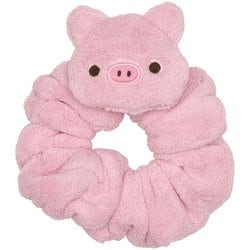 シュシュ ヘアゴム Pompon's ブタ ぶた 手首につけても可愛い 12cm HACC1D
