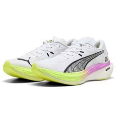 ディヴィエイト ニトロ 3 EKIDEN グロー 311894 01 PUMA WHITE-PURE MAGENTA-YELLOW ALERT 26.5cm [ランニングシューズ メンズ]