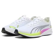 リディーム レーサー プロ EKIDEN グロー 311906 01 PUMA WHITE-PURE MAGENTA-YELLOW ALERT 26cm [ランニングシューズ ユニセックス]