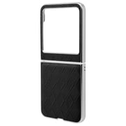 motorola razr 50用 ハードケース 格子柄 ブラック 8492MR50PCCBK