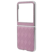 motorola razr 50用 ハードケース 格子柄 ライトパープル 8495MR50PCCLPU