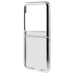 8502MR50PCSV [motorola razr 50用 ハードケース メタルフレーム シルバー]