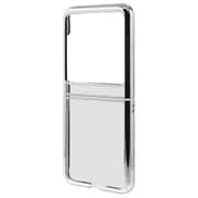 8502MR50PCSV [motorola razr 50用 ハードケース メタルフレーム シルバー]