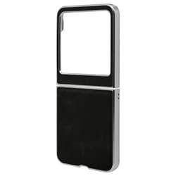 8504MR50PCSOBK [motorola razr 50用 ハードケース ソリッドフレーム ブラック]