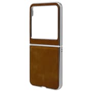 8505MR50PCSOBR [motorola razr 50用 ハードケース ソリッドフレーム ブラウン]