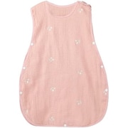 4重ガーゼスリーパー Sサイズ Pink×WhiteCherry