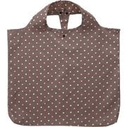 P-3686 [レコロバッグ エコバッグ L グレージュドット 10L コンパクトに折りたためる 縦43×横47×奥行5cm]
